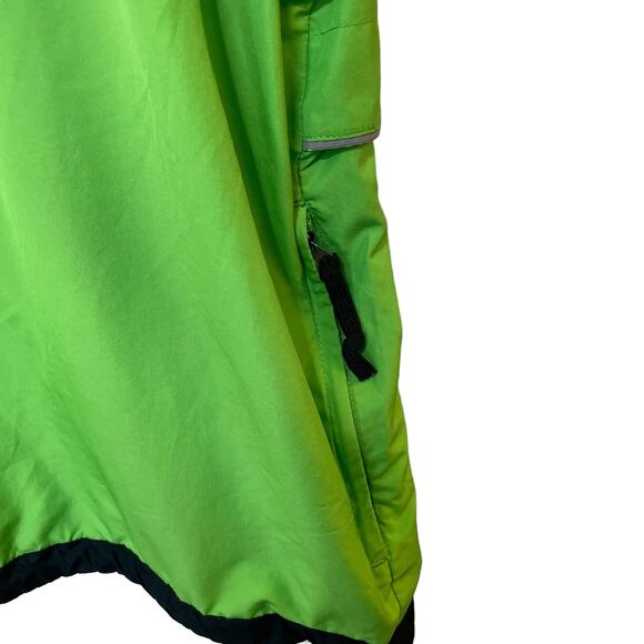 Vintage Y2K Nike Neon Green 1/2 Zip Windbreaker Jacket Running Mens Size Small - Picture 5 of 12